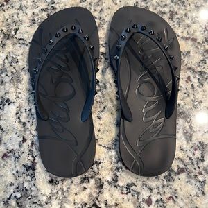 COPY - Christian Louboutin Sandals - 37 - black loubi spike